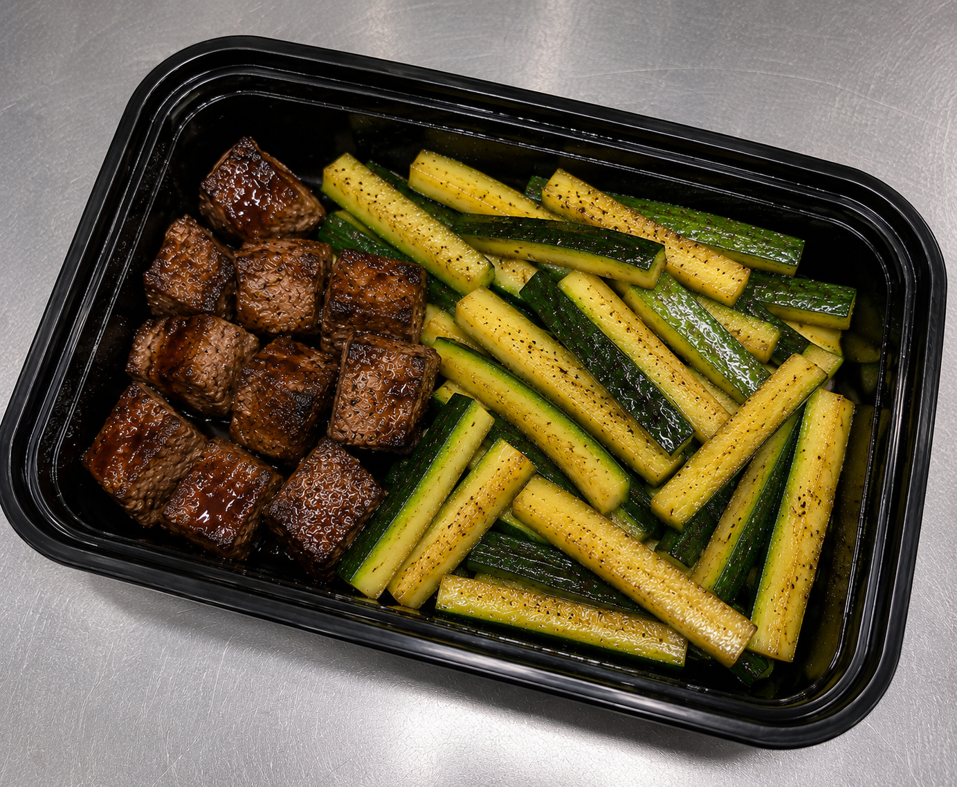 LOW CARB Teriyaki Steak Meal