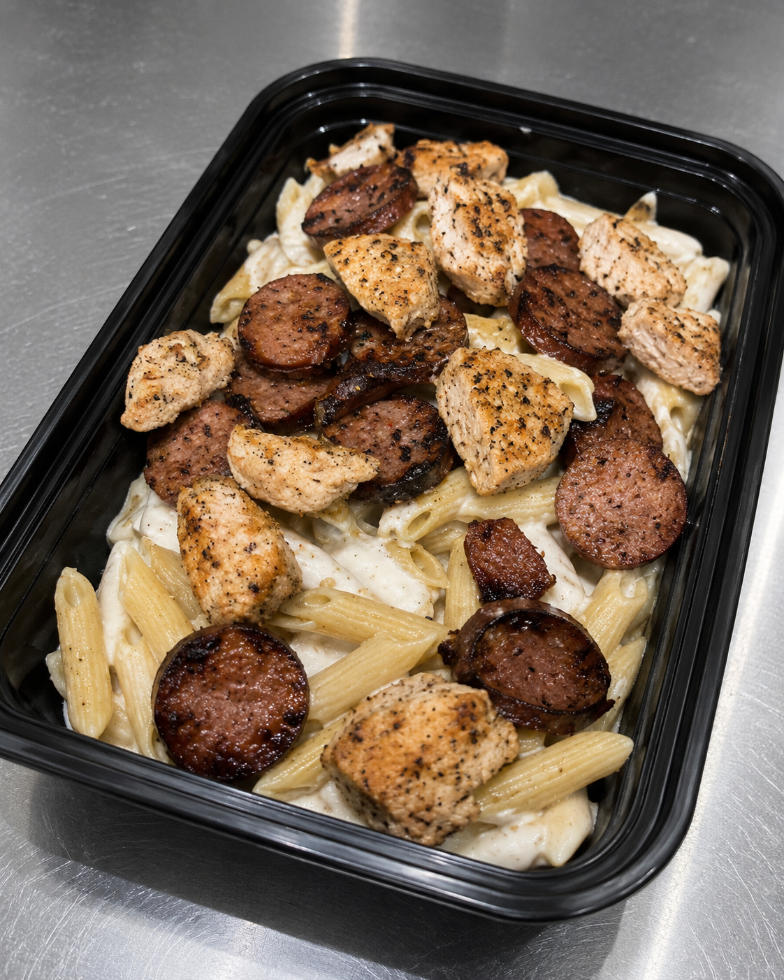 Cajun Alfredo Protein Pasta